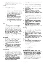 Предварительный просмотр 65 страницы Makita DUR194 Instruction Manual