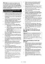 Предварительный просмотр 128 страницы Makita DUR194 Instruction Manual