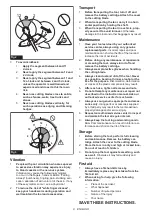 Предварительный просмотр 8 страницы Makita DUR194RTX2 Instruction Manual