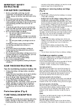 Preview for 14 page of Makita DUR362L Instruction Manual