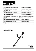 Preview for 1 page of Makita DUR365U Instruction Manual