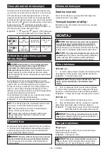 Предварительный просмотр 149 страницы Makita DUR368A Instruction Manual