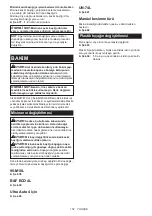 Preview for 152 page of Makita DUR368A Instruction Manual