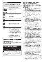 Preview for 4 page of Makita DUR368AZ Instruction Manual