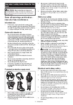 Preview for 6 page of Makita DUR368AZ Instruction Manual