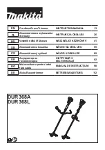 Preview for 1 page of Makita DUR368L Instruction Manual