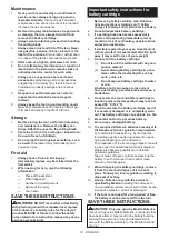 Preview for 18 page of Makita DUR368L Instruction Manual