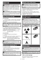 Preview for 36 page of Makita DUR368L Instruction Manual