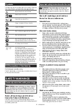 Preview for 15 page of Makita DUR368LZ Instruction Manual