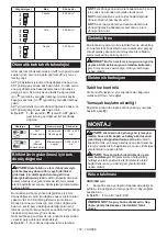 Preview for 150 page of Makita DUR368LZ Instruction Manual