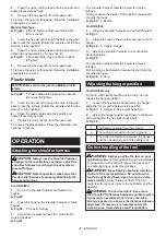 Предварительный просмотр 23 страницы Makita DUR369A Instruction Manual