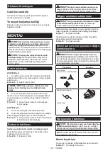 Предварительный просмотр 154 страницы Makita DUR369A Instruction Manual