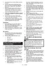 Предварительный просмотр 118 страницы Makita DUR369N Instruction Manual