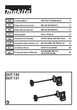 Makita DUT130 Instruction Manual предпросмотр