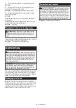 Preview for 27 page of Makita DUX18ZX1NX Instruction Manual