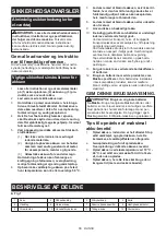 Preview for 66 page of Makita DUX60Z Instruction Manual