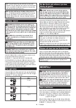 Preview for 85 page of Makita DUX60Z Instruction Manual