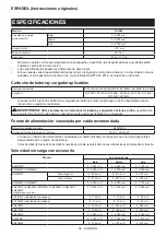 Preview for 59 page of Makita DUX60ZNL1 Instruction Manual