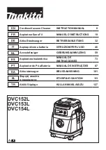 Makita DVC152L Instruction Manual предпросмотр