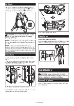 Предварительный просмотр 7 страницы Makita DVC260ZX Instruction Manual