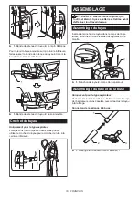 Предварительный просмотр 19 страницы Makita DVC260ZX Instruction Manual