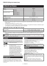 Preview for 8 page of Makita DVC261 Instruction Manual