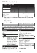 Preview for 69 page of Makita DVC261 Instruction Manual