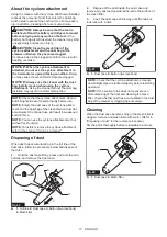 Preview for 17 page of Makita DVC261ZX12 Instruction Manual