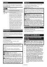 Preview for 9 page of Makita DVC560 Instruction Manual