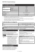 Preview for 28 page of Makita DVC660 Instruction Manual