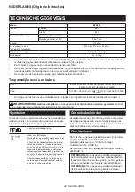 Preview for 48 page of Makita DVC660 Instruction Manual