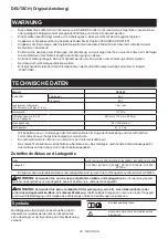 Preview for 43 page of Makita DVC665 Instruction Manual