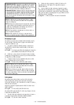 Preview for 121 page of Makita DVC665 Instruction Manual