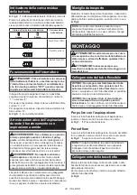 Preview for 34 page of Makita DVC750LZX3 Instruction Manual