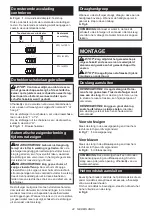 Preview for 42 page of Makita DVC750LZX3 Instruction Manual