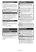 Preview for 43 page of Makita DVC750LZX3 Instruction Manual