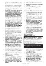 Предварительный просмотр 40 страницы Makita DVC862L Instruction Manual