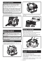 Предварительный просмотр 11 страницы Makita DVC863LZ Instruction Manual