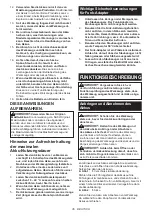 Preview for 35 page of Makita DVC864L Instruction Manual