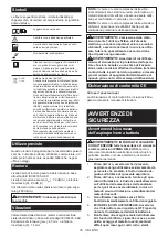 Preview for 45 page of Makita DVC864L Instruction Manual