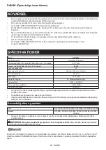 Preview for 96 page of Makita DVC864L Instruction Manual