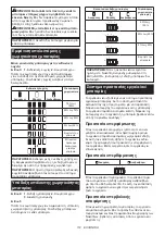 Preview for 112 page of Makita DVC864L Instruction Manual