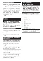 Preview for 130 page of Makita DVC864L Instruction Manual