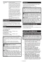 Preview for 7 page of Makita DVC866L Instruction Manual