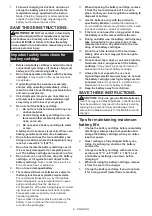 Preview for 9 page of Makita DVC866L Instruction Manual