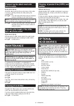 Preview for 13 page of Makita DVC866L Instruction Manual