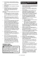 Preview for 44 page of Makita DVC866L Instruction Manual