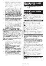 Preview for 45 page of Makita DVC866L Instruction Manual