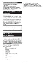 Preview for 49 page of Makita DVC866L Instruction Manual