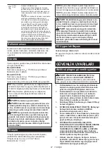 Preview for 87 page of Makita DVC866L Instruction Manual